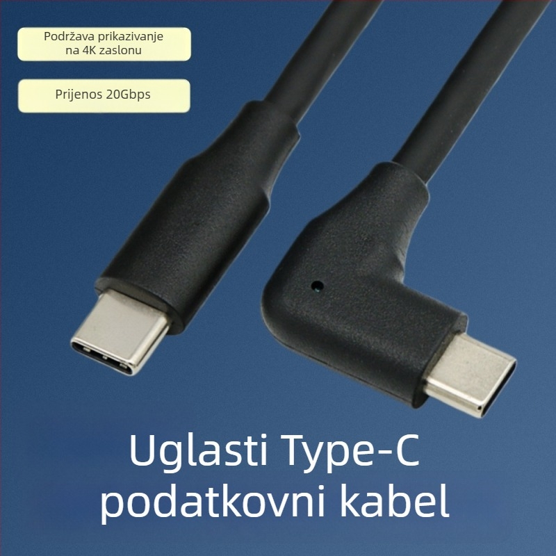USB 3.2 Type-C na Type-C kabel s 16 vodičima za 4K video projekciju i brzo punjenje, 20V/3A