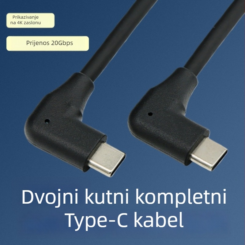 USB 3.2 Type-C na Type-C kabel s 16 vodičima za 4K video projekciju i brzo punjenje, 20V/3A