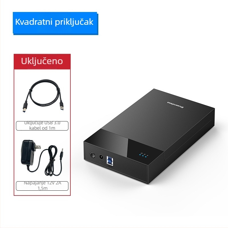 MR35T Vanjska kućišta za SATA HDD/SSD, USB 3.0, do 20TB, brzina prijenosa 5 Gbps