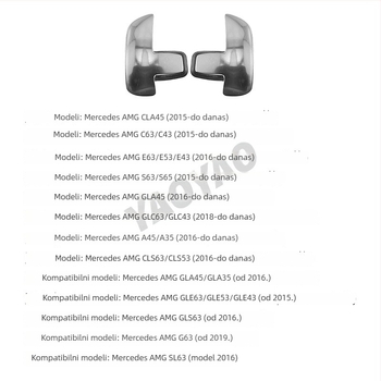 Paddle shifters za Mercedes-Benz AMG, aluminijska legura, prilagodljive tiskom logotipa (Materijal: aluminijska legura; Primjenjivi modeli: C63/A45/CLA45/S63; Prilagodba: Da; Tisak logotipa: Da)