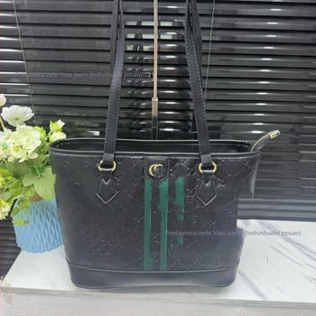 Torba bucket od PU materijala, velika kapaciteta, zatvarač, unutarnji pretinac za dokumente