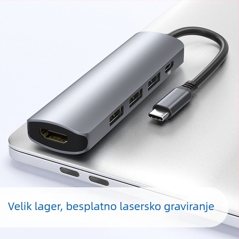 5-in-1 USB-C hub s 4K HDMI, PD100W punjenjem i 5 Gbps prijenosom podataka