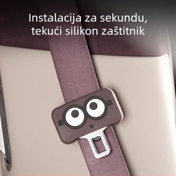 Yu7 silikon zaštitni kapak za sigurnosni pojas — kućište za unutarnje sudare s crtić dizajnom kopče — dekorativni dodatak | Model: Yu7 | Marca: Nothing | Materijal: Silikon