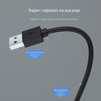 Philips USB 2.0 hub sa 4 porta uz vanjsko napajanje, model SWR1526/93