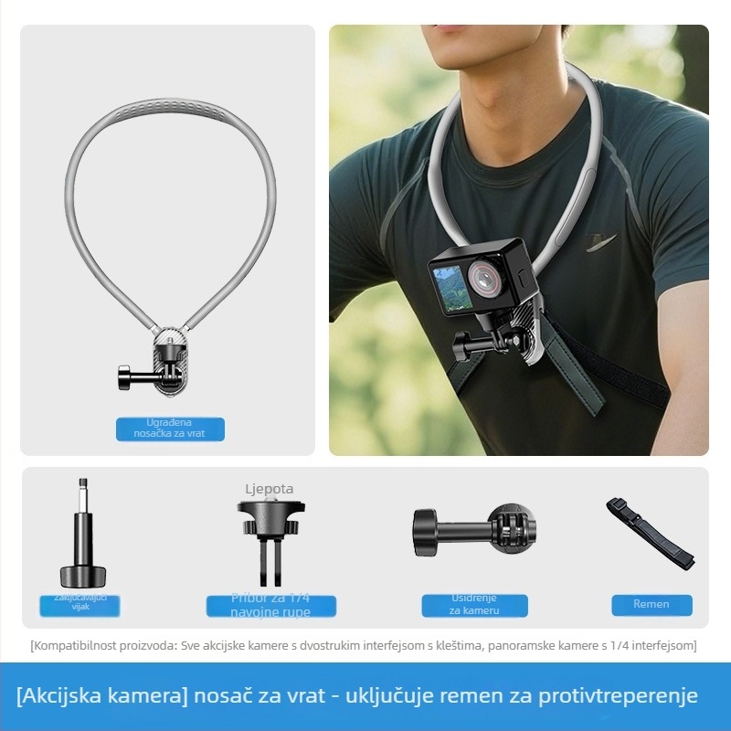 Magnetska baza za brzo oslobađanje za Insta360 X5/X4 Air i AcePro2, aluminijska legura + plastika, jamstvo na cijeloj državi