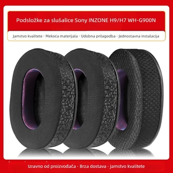 Kožna futrola za INZONE H9 i WH-G900N slušalice – prozračna, model H9, kompatibilna s dodacima za slušalice, prilagođeni uzorci