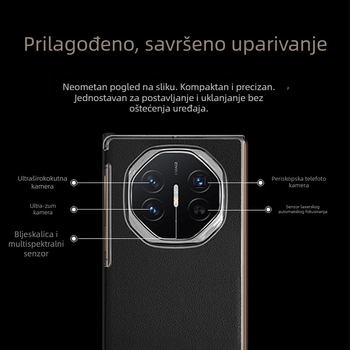 Kućište za Huawei Mate X/XTS s šarkom i ugrađenim držačem, preklopno u tri dijela
