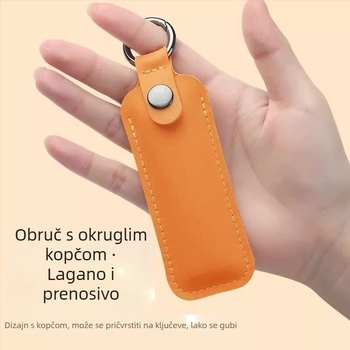 Kožna zaštitna futrola za USB disk s zaštitom od gubitka i ogrebotina, za uporabu u automobilu