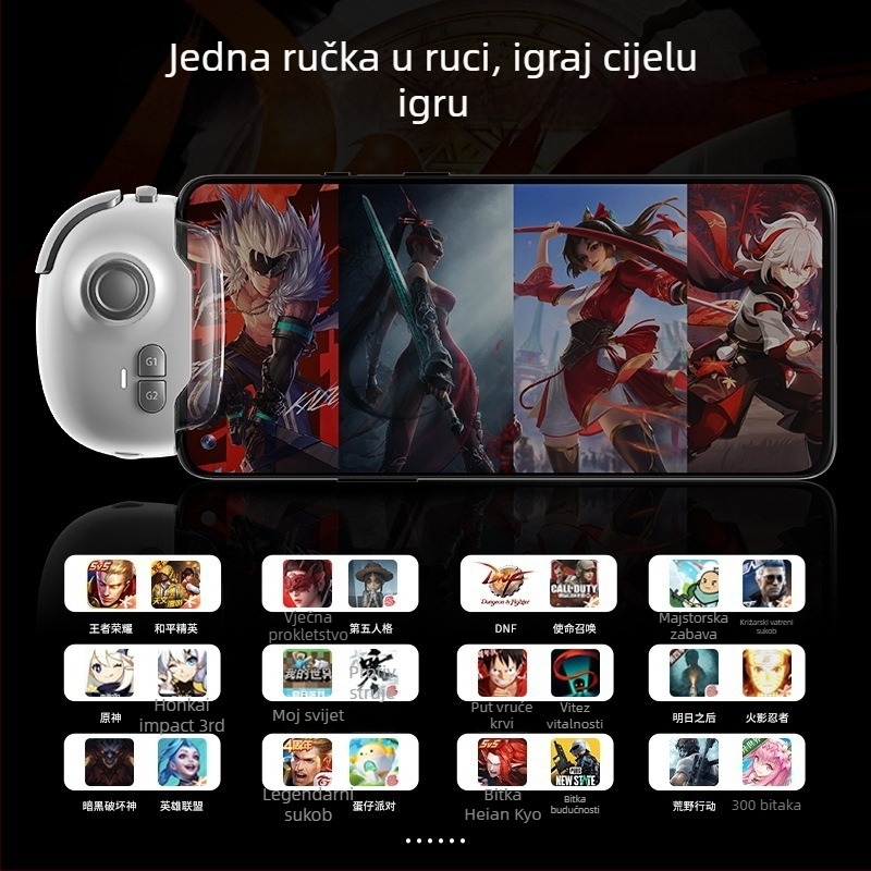 Bežični game kontroler Mb03, Mimo S3 – joystick s odzivom sile, težina 70 g