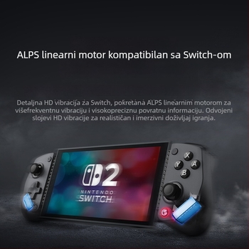 Bežični kontroler igre za Switch 2 – Hall joystick, Hall prekidač, senzor pokreta, vibracija