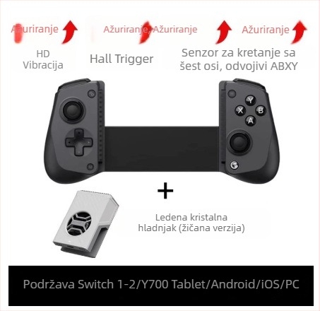 Bežični kontroler igre za Switch 2 – Hall joystick, Hall prekidač, senzor pokreta, vibracija