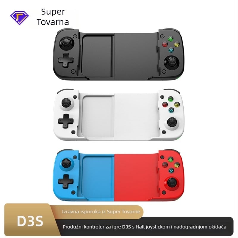 Bluetooth gamepad s USB-C, vibracije, tipka za prebacivanje načina, kompatibilno sa Switch/PC/Android/iOS