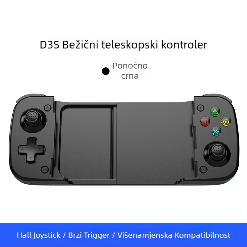 Bluetooth gamepad s USB-C, vibracije, tipka za prebacivanje načina, kompatibilno sa Switch/PC/Android/iOS