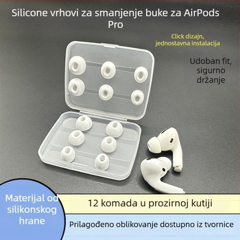 Silikonske kapsice za AirPods Pro/Pro2 – redukcija buke, univerzalna kompatibilnost, Dongguan, na skladištu