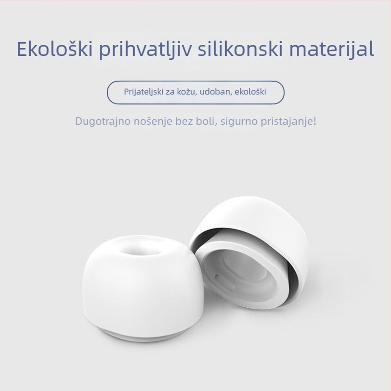 Silikonske kapsice za AirPods Pro/Pro2 – redukcija buke, univerzalna kompatibilnost, Dongguan, na skladištu