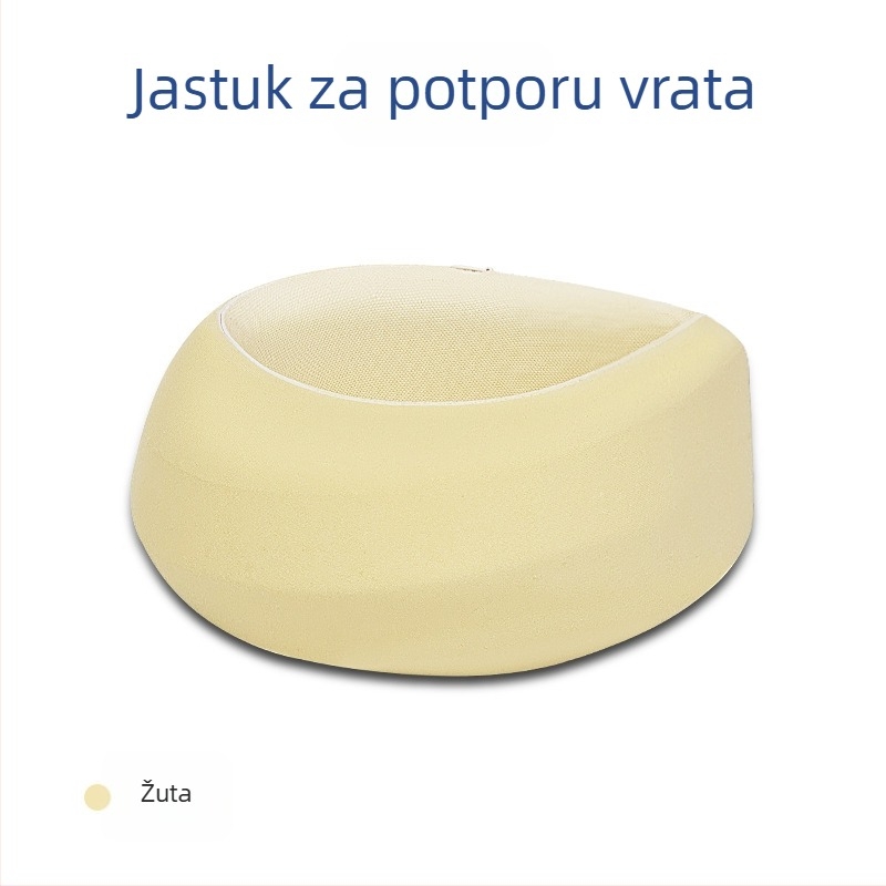 Deying jastučić od memorijske pjene u obliku U za odrasle – tkanina od poliesterskih vlakana