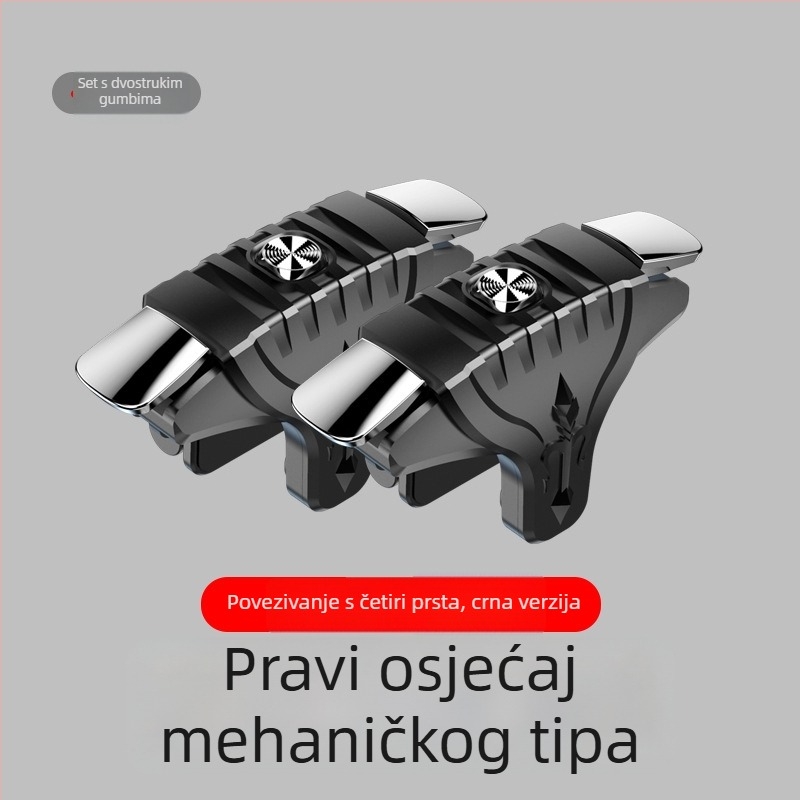 Kontroler za igranje s četiri prsta F01, kućište od ABS + metala, PS/2 sučelje, Force Feedback, kompatibilan sa pametnim telefonom