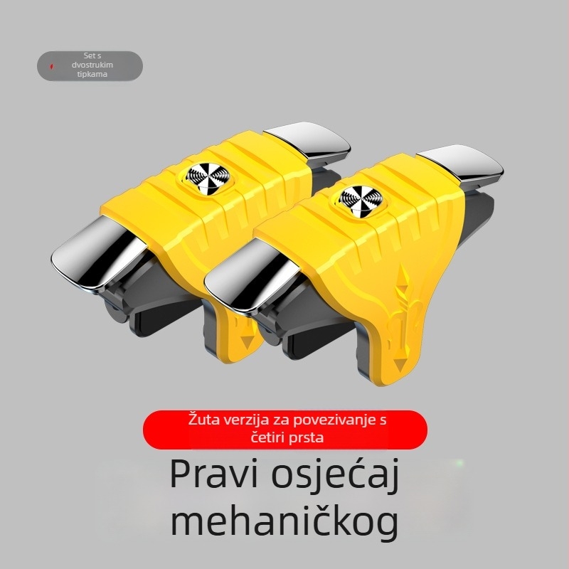 Kontroler za igranje s četiri prsta F01, kućište od ABS + metala, PS/2 sučelje, Force Feedback, kompatibilan sa pametnim telefonom