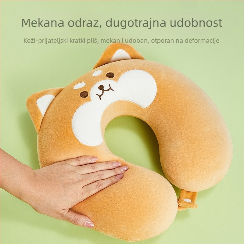 MINISO Shiba Inu serija jastuk od memorijske pjene U-oblike, crtani stil, 2 kg+