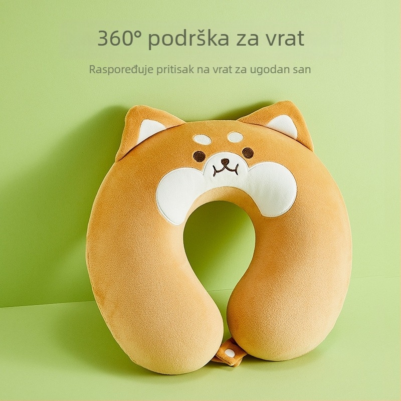 MINISO Shiba Inu serija jastuk od memorijske pjene U-oblike, crtani stil, 2 kg+