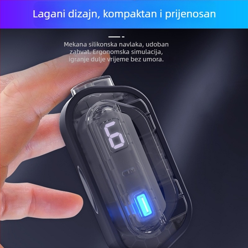 HKII JH8 Bluetooth igraći kontroler s TYPE-C, glasovno upravljanje, kompatibilan s iOS i Android