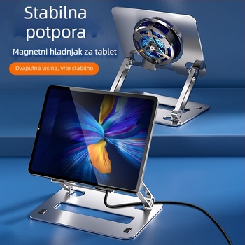 Tabletni hladnjak s dvostrukom brzinom i integriranim nosačem (Model SL06, USB sučelje, ABS+metal)