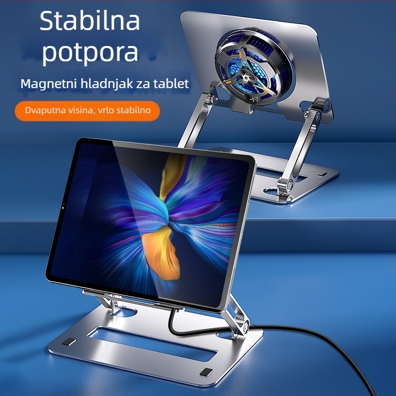 Tabletni hladnjak s dvostrukom brzinom i integriranim nosačem (Model SL06, USB sučelje, ABS+metal)