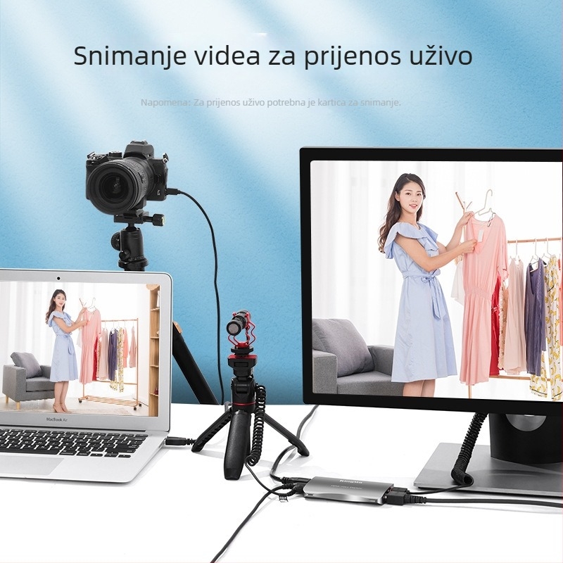 4K HDMI kabel za DSLR i pametni telefon – prijenos uživo videa, duljina 1,5 m, HDMI 2.0 podatkovni kabel