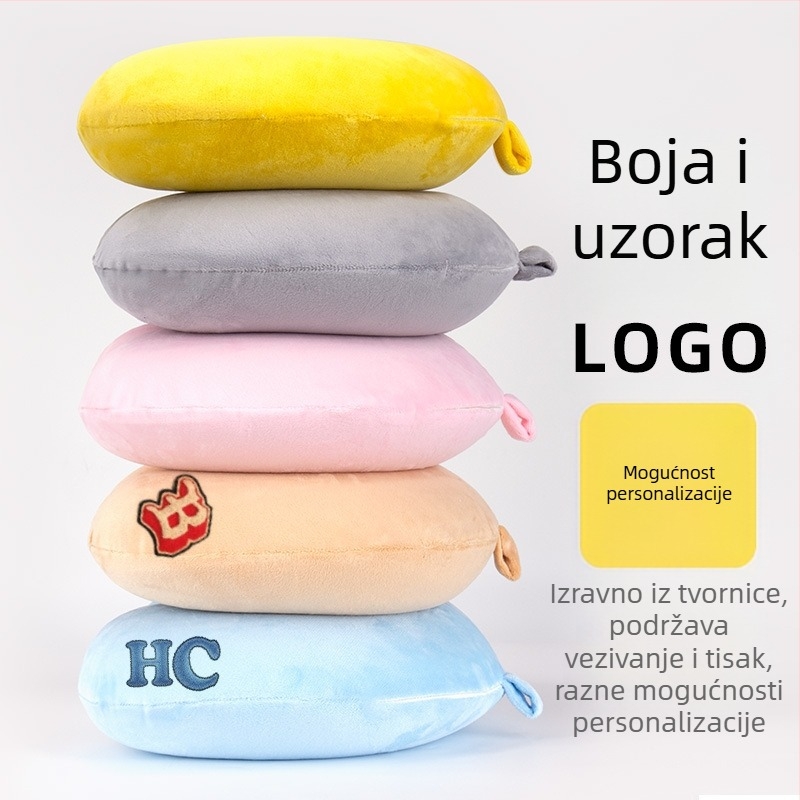 Jin Yuan Toys P5001 U-oblik vratni jastuk za putovanja i ured – bočno spavanje, memory foam punjenje, navlaka od poliestera, moderni minimalistički stil, univerzalna uporaba
