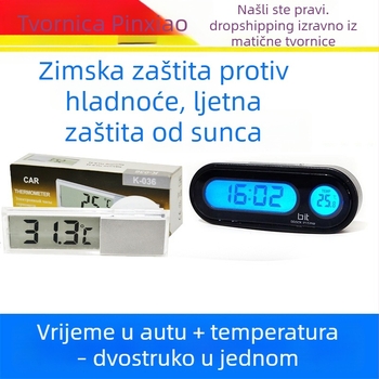 Elektronički automobilni sat s podesivim kutom nosača, QS standard, bez privatne marke