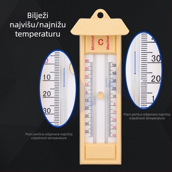 CJM-5001a Digitalni mjerač temperature i vlage s memorijom za visoke/niže temperature za plastenike i uzgoj — raspon -40 do 50°C, točnost vlage 0,1% RH, marka Chuang Ji Mei