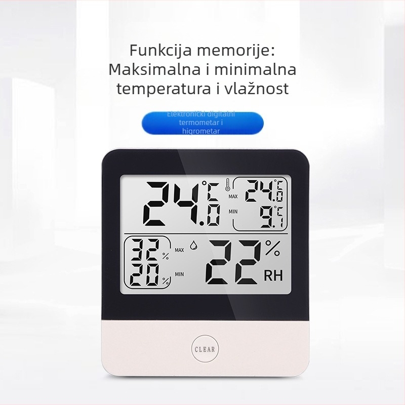 CJM-5001a Digitalni mjerač temperature i vlage s memorijom za visoke/niže temperature za plastenike i uzgoj — raspon -40 do 50°C, točnost vlage 0,1% RH, marka Chuang Ji Mei