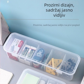 Kutija za skladištenje kabela s poklopcem i pretinnikom za navijanje – uredska organizacija, moderno minimalistički dizajn, brenda Friendly