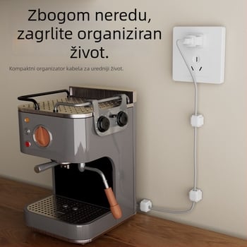 Stolni organizator kablova s magnetskim privlačenjem, model 24630, plast, za podatkovne, punjačke i kućanske kablove
