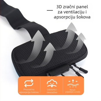 Armband torba za mobilni telefon, unisex, za outdoor sport, poliester materijal, prozračna i protiv krađe