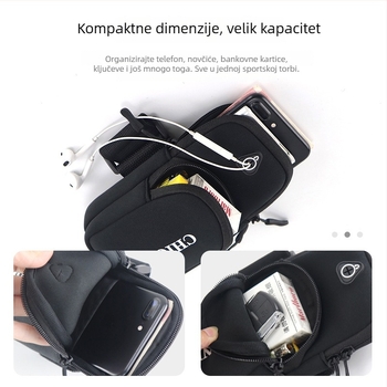 Armband torba za mobilni telefon, unisex, za outdoor sport, poliester materijal, prozračna i protiv krađe