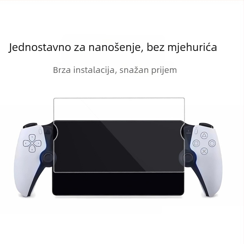 PS5 Portal zaštitnik zaslona od kaljenog stakla - debljina 0,25 mm, 100% prozirnost, OEM obrada, kompatibilno s PS5 Portal
