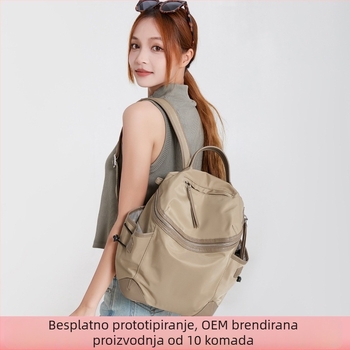 Unisex putni ruksak, Oxford tkanina, vodootporan, pogodan za 12-inčni prijenosnik, kapacitet ispod 20 litara, remeni s zračnom jastukom