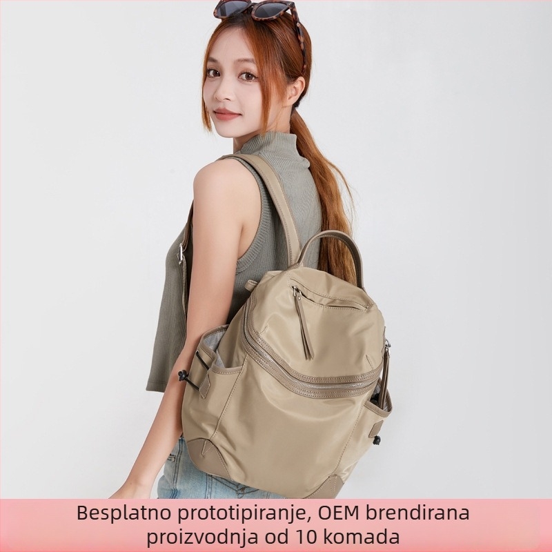 Unisex putni ruksak, Oxford tkanina, vodootporan, pogodan za 12-inčni prijenosnik, kapacitet ispod 20 litara, remeni s zračnom jastukom