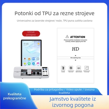 Hydrogel zaštitnik zaslona s potpuno pokrivenjem za iPhone 14 Pro Max – mat završna obrada, zaštita od plavog svjetla, anti otisci prstiju, otporan na prašinu