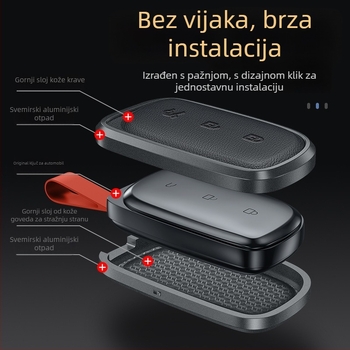 Kućište ključa Lynk & Co 900 od aluminijske legure – minimalisticki stil, kompatibilno sa Z20/Z10