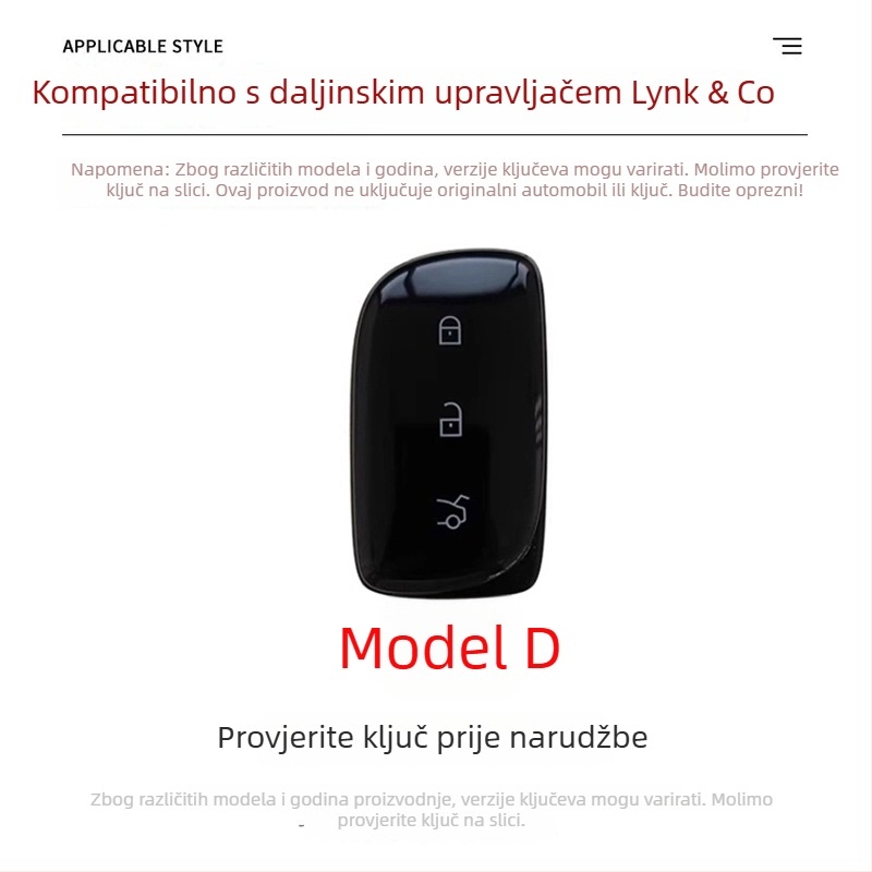 Kućište ključa Lynk & Co 900 od aluminijske legure – minimalisticki stil, kompatibilno sa Z20/Z10