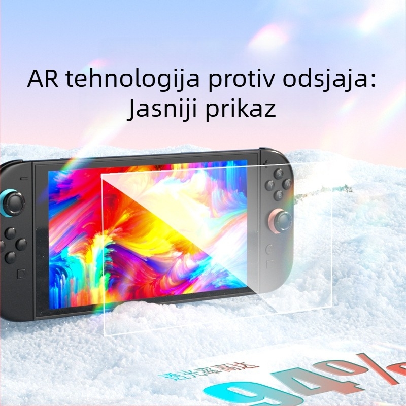 Nintendo Switch 2 AR anti-refleksijsko kaljeno staklo – prednja zaštita s punim zaslonom za Switch 2