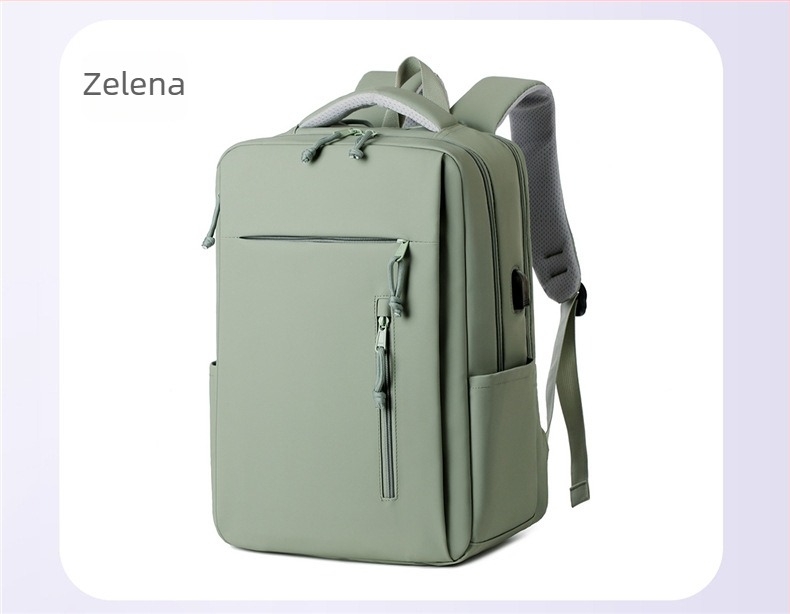 Laptop ranac od Oxford platna, vodootporan, unisex, s zakrivljenim naramenicama, podstava od poliestera.