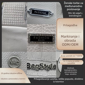 Unisex ruksak za laptop za poslovna putovanja, vodootporan Oxford platno, za 16-inčni laptop