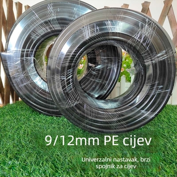 PE cijevni sustav za kapljično navodnjavanje — jednostavna instalacija, otporan na koroziju, dug radni vijek; atomizirajuća mlaznica s univerzalnim ubrizgavanjem i prilagodljivim interfejsom (Materijal: PE; Tip: kapljično navodnjavanje)