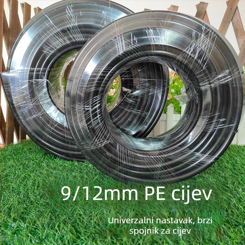 PE cijevni sustav za kapljično navodnjavanje — jednostavna instalacija, otporan na koroziju, dug radni vijek; atomizirajuća mlaznica s univerzalnim ubrizgavanjem i prilagodljivim interfejsom (Materijal: PE; Tip: kapljično navodnjavanje)