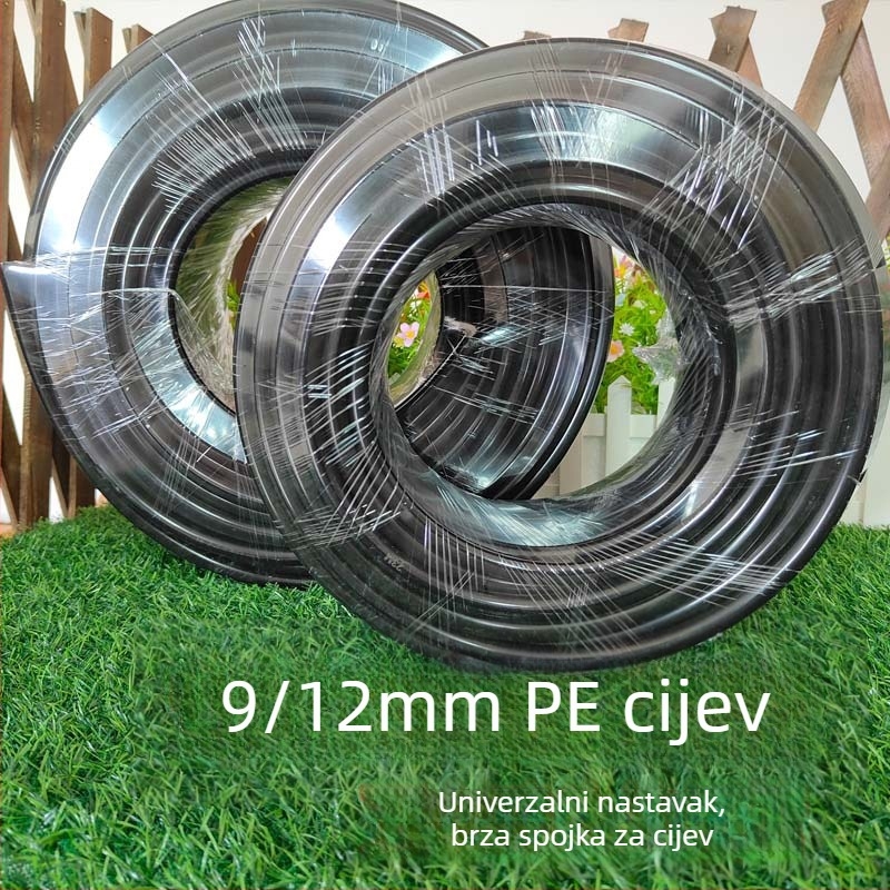 PE cijevni sustav za kapljično navodnjavanje — jednostavna instalacija, otporan na koroziju, dug radni vijek; atomizirajuća mlaznica s univerzalnim ubrizgavanjem i prilagodljivim interfejsom (Materijal: PE; Tip: kapljično navodnjavanje)