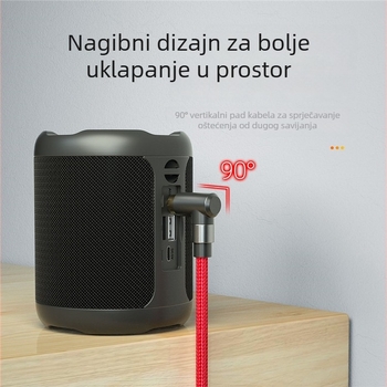 ESSAGER EYP35-WTA 3,5 mm muški‑na‑muški audio kabel, pozlaćeni konektori, bakreno jezgro, za digitalne uređaje