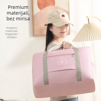 Raspberry kubična putna torba od poliestera, višenamjenska za putovanja i pohranu kozmetike